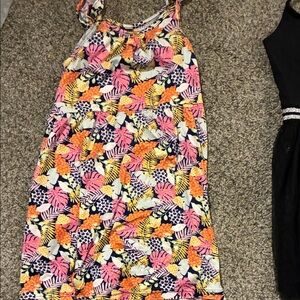 Colorful Floral Kids Dress